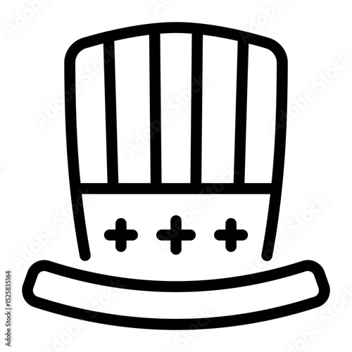 This Hat icon is suitable for 4th of July, Independence Day, etc