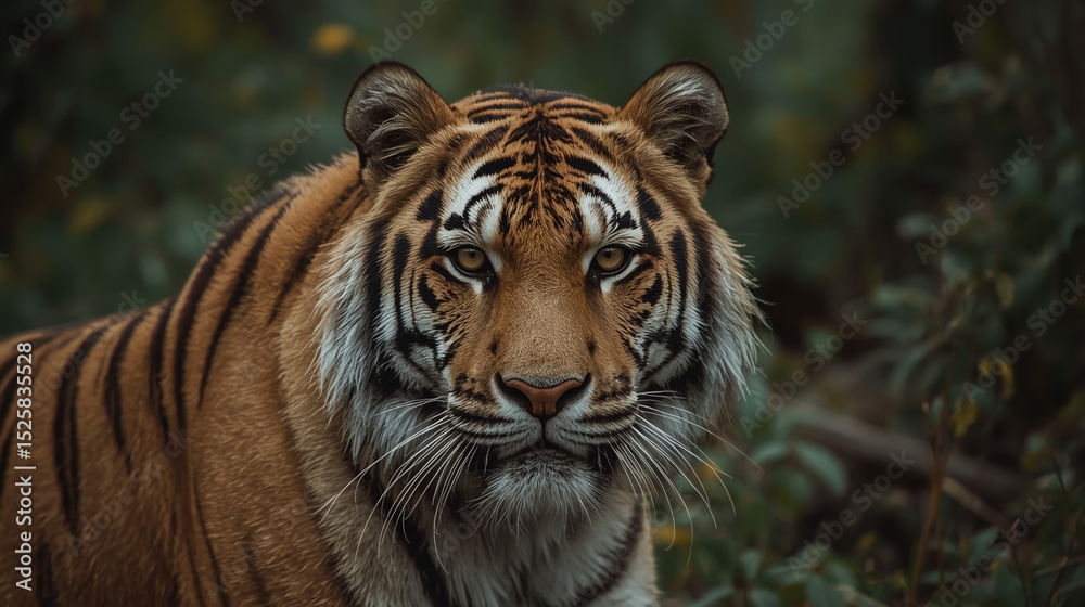 Naklejka premium Tigers in the Wild – Raw Power and Grace in Nature