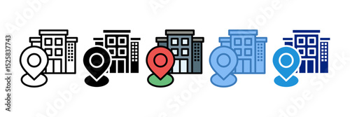 Venue Icon Element For Design