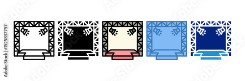 Stage Icon Element For Design