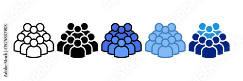 Audience Icon Element For Design