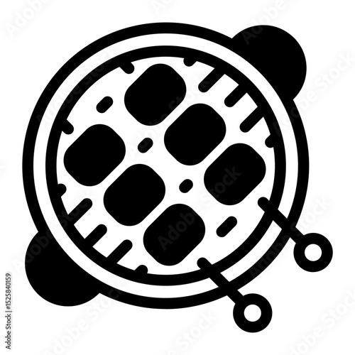 This Barbecue icon is suitable for 4th of July, Independence Day, etc