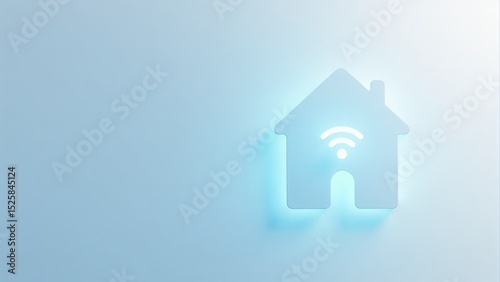 Smart Home With Wireless Internet Connection