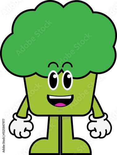 70s Retro Fruit Characters Element