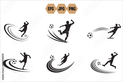 Football Silhouette SVG Bundle | American Football Clipart for Cricut & Silhouette