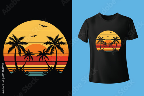 Ocean Treasures Beach T-Shirt Design – Seashells, Starfish, and Marine Life Collection