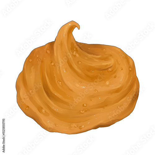 "Homemade Peanut Butter in Glass Jar – Healthy Food Idea"
