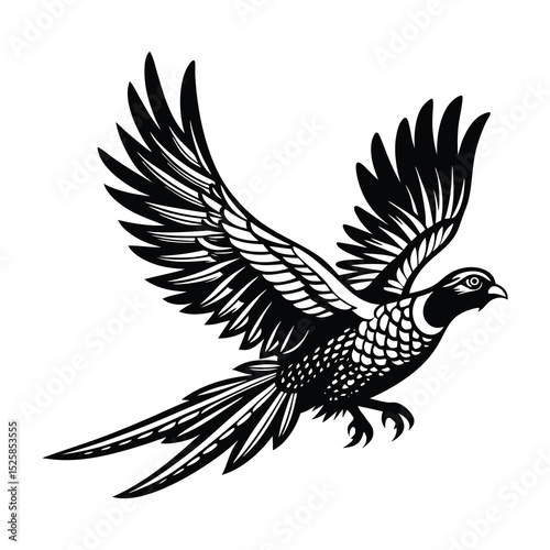 Flying Pheasant Design svg