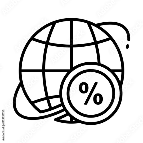 Business Loans - Financial Strategy Outline Icon