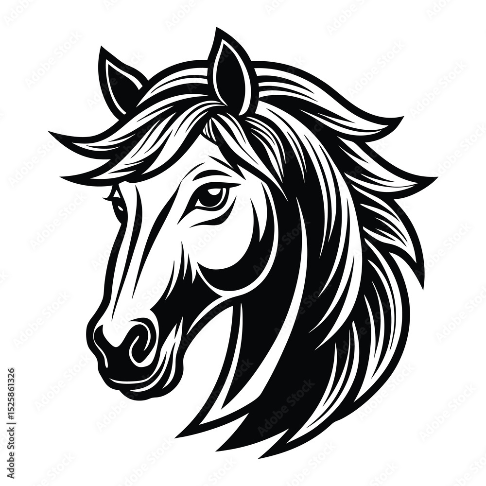 Obraz premium Horse SVG