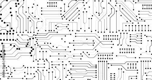 Vector abstract circuit board. Vector circuit Board background technology, illustration. 