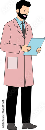 doctor  with a book