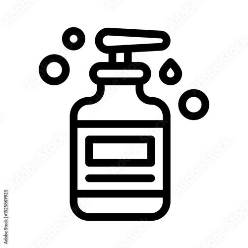 shampoo line icon