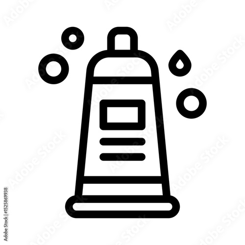 toothpaste line icon