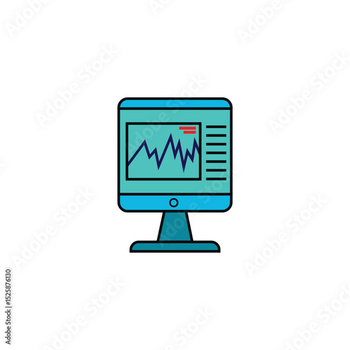 Heart monitor displaying vital signs
