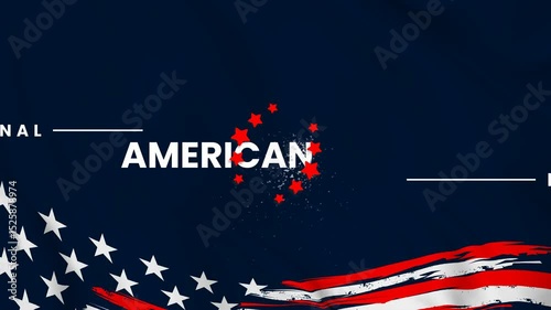  American Eagle Day design concept.templates for poster, cover, banner, social media