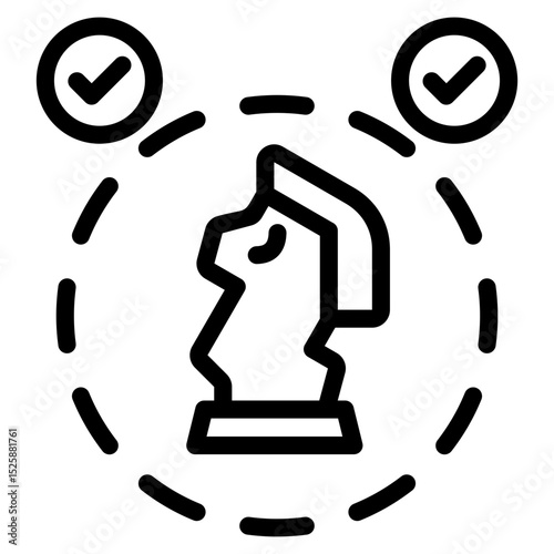 Strategic Alignment Outline Icon