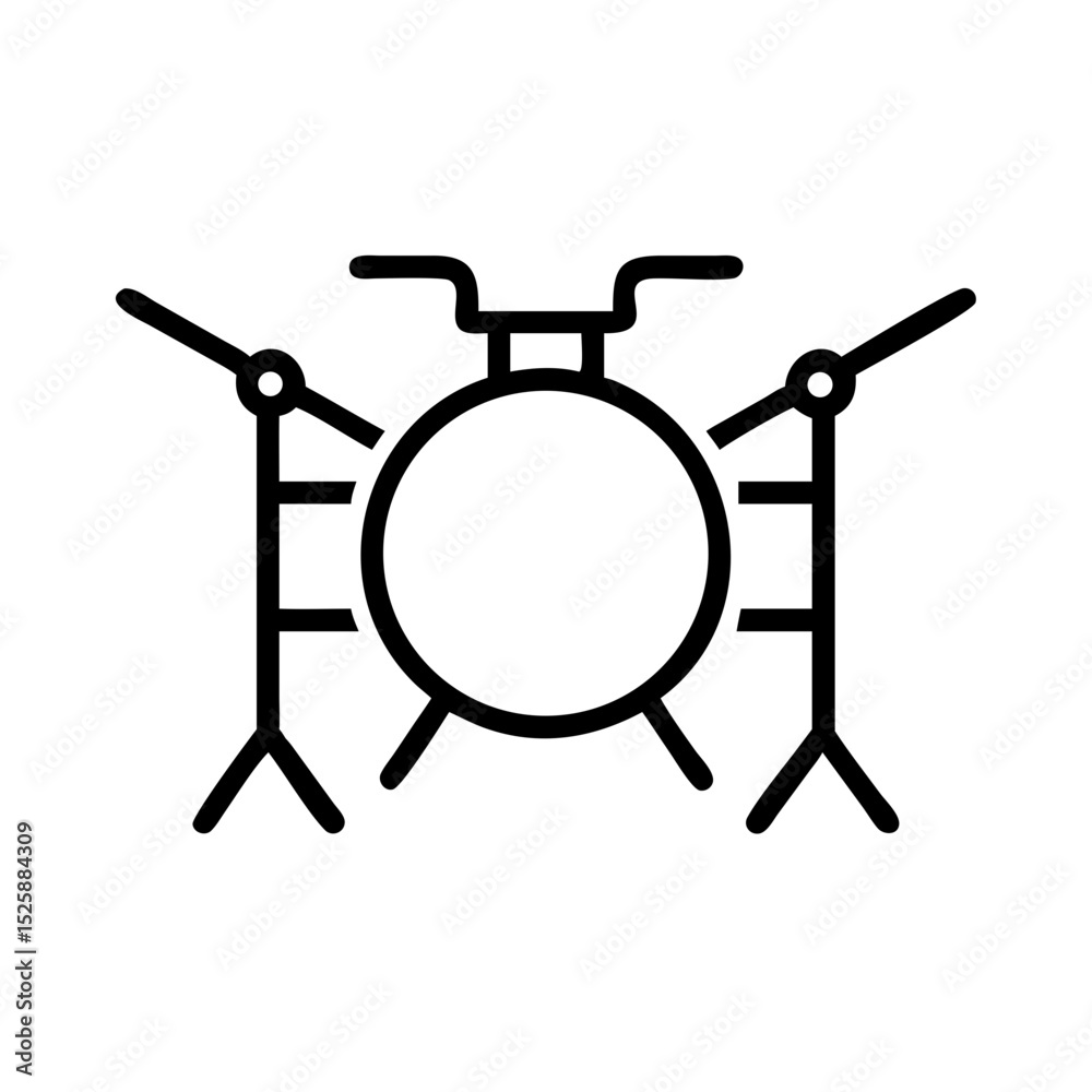 Fototapeta premium drum kit