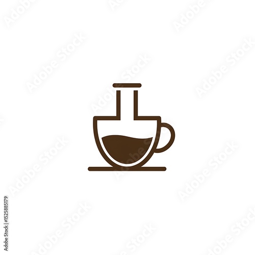 Coffee in Glass Container Icon
