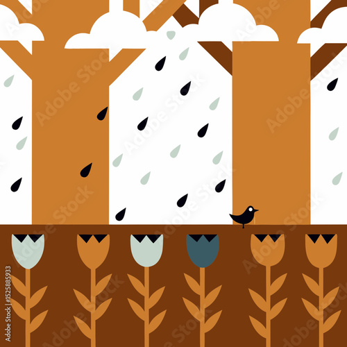 vector illustration of an abstract background