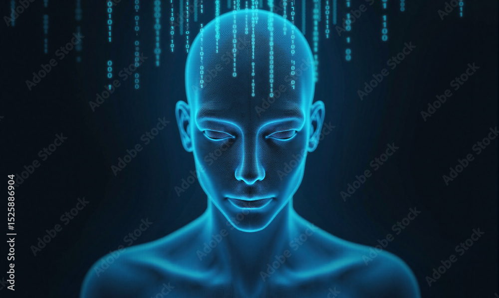 Obraz premium 3d rendered illustration of a human head