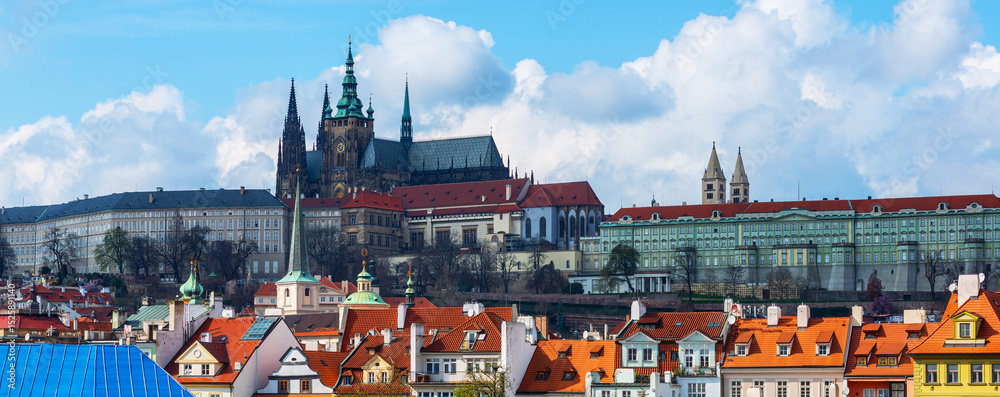 Obraz premium Historical center of the capital of the Czech Republic - the city of Prague