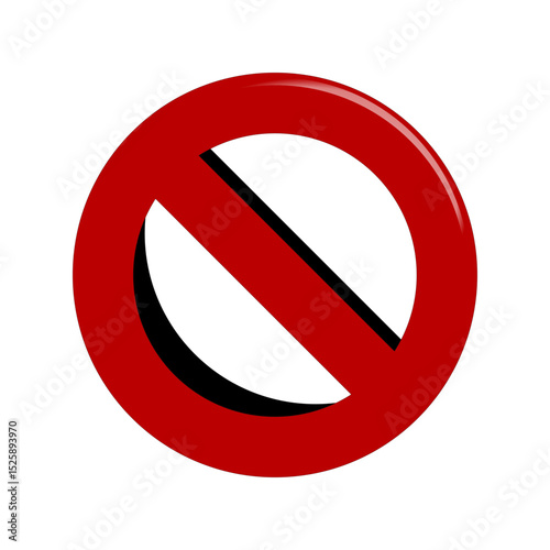 3D PROHIBITED ICONS