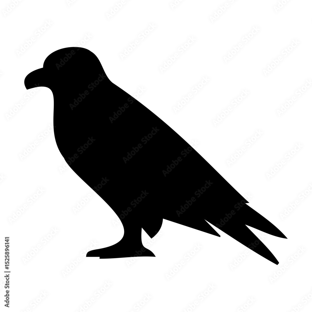Fototapeta premium silhouette bird icon. Silhouette icon style. Animal icon