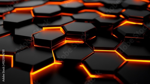 Abstract geometric background. Explosion power design with crushing surface. 3d illustration.