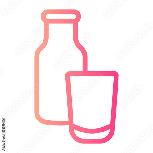 milk gradient icon