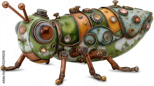 Steampunk Grasshopper Sculpture: A Masterpiece of Art