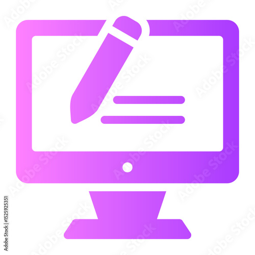 content creator gradient icon