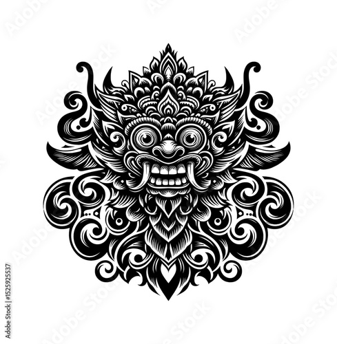 barong - traditional balinese mask (artwork 1)