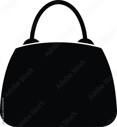 vector illustration of a Vanity bag