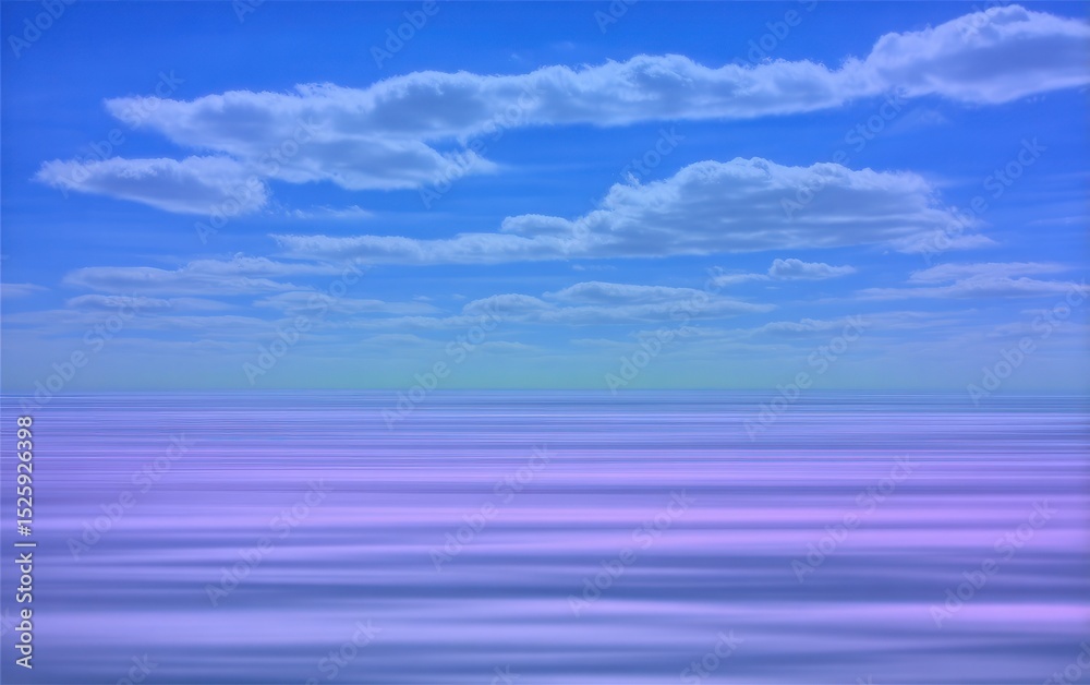 Obraz premium Tranquil sky and sea