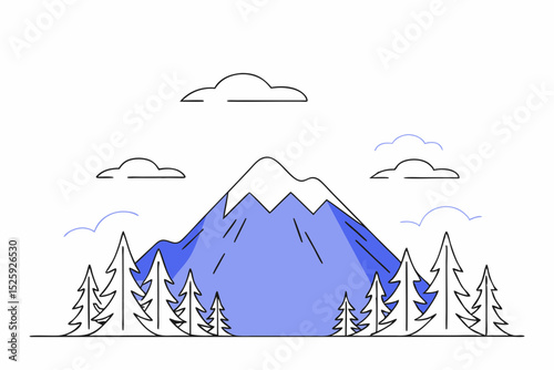 camping in the mountains