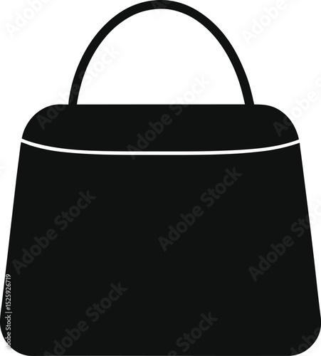 vector illustration of a Vanity bag