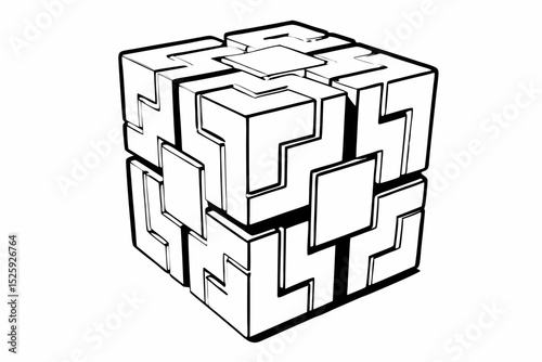 abstract cube background