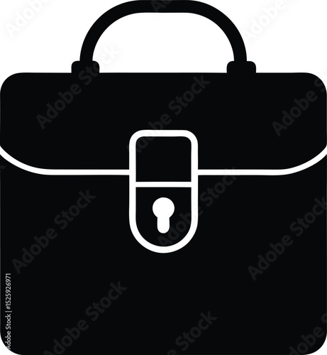 vector illustration of a Vanity bag