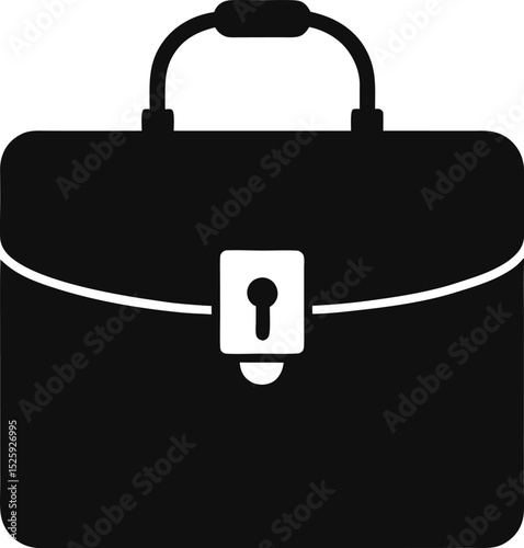 vector illustration of a Vanity bag
