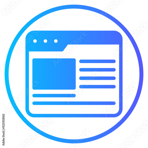 website gradient icon