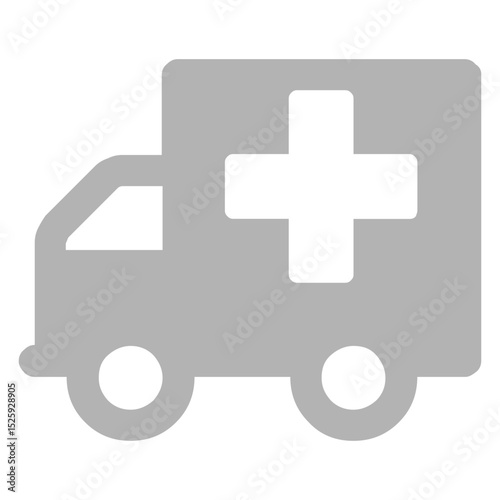 Ambulance icon shadow