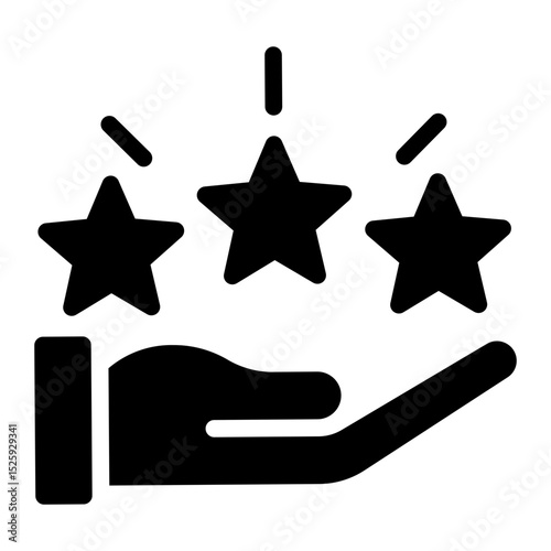 hand glyph icon