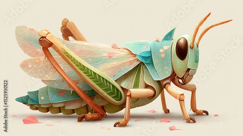 Mechanical Grasshopper: A Digital Masterpiece