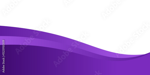 Modern abstract wave background featuring smooth purple curves and flowing lines. Vector EPS 10