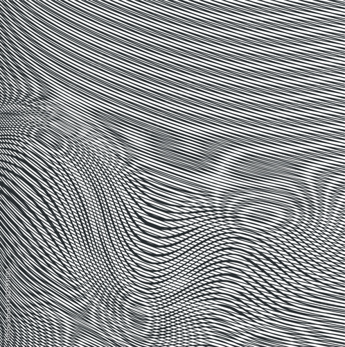 A lattice or striped texture with visual distortions resembling radial patterns or distortions.