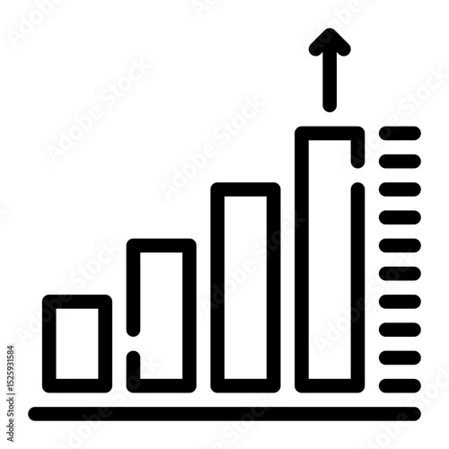 increase line icon