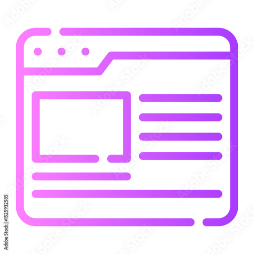 website gradient icon