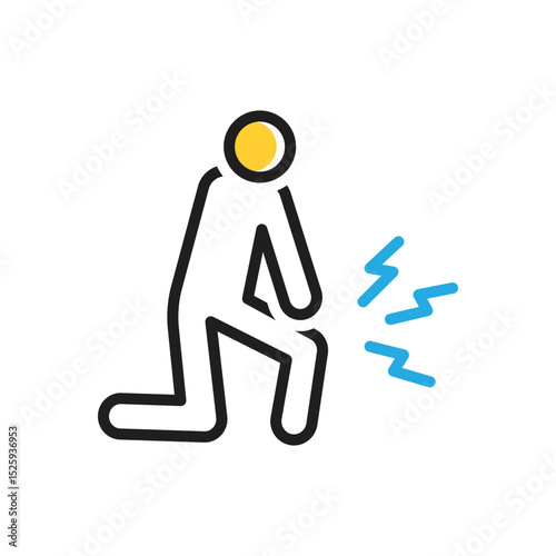 Multi color icon for hurt