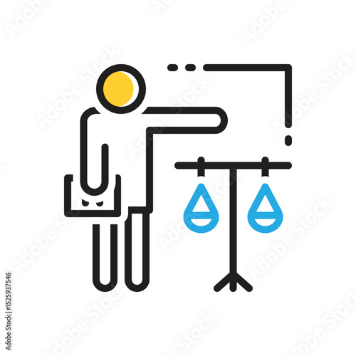 Multi color icon for attorney